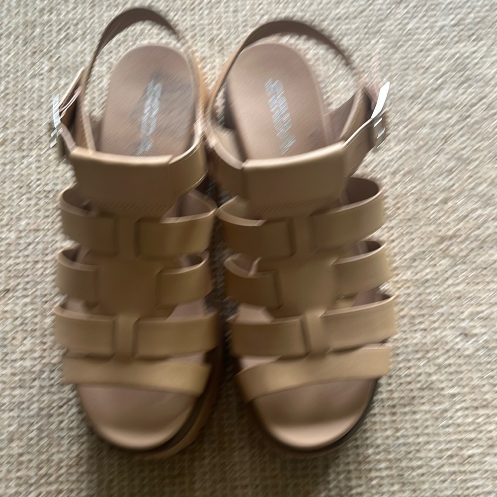 Tan Strappy Sandals